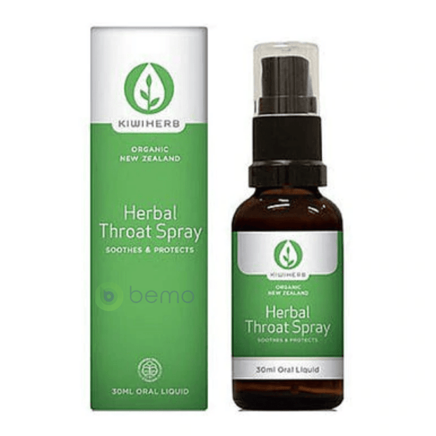 Kiwiherb, Herbal Throat Spray, 30ml (6543782772900)