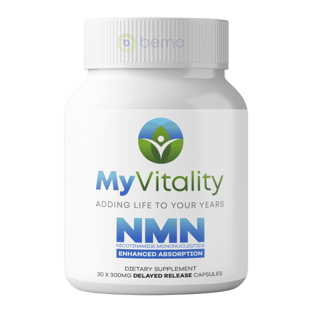 MyVitality, NMN, 300 mg, 30 Capsules (5844853686436)