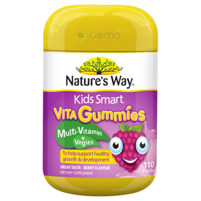Nature's Way Kids Smart Vita Gummies Multi Vit + Veges 110s (6023970193572)