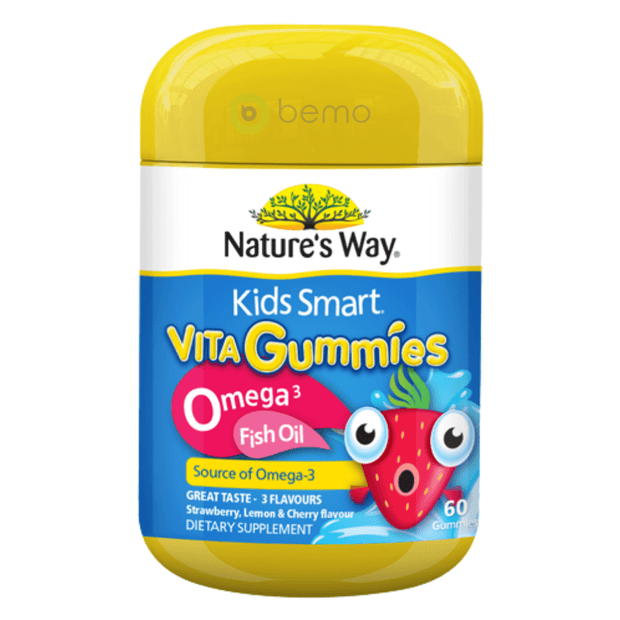 Nature's Way Kids Smart Vita Gummies Omega Fish Trio 60s (6023970062500)