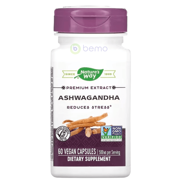 Nature's Way, Ashwagandha, 60 Vegan Capsules (7866461323516)