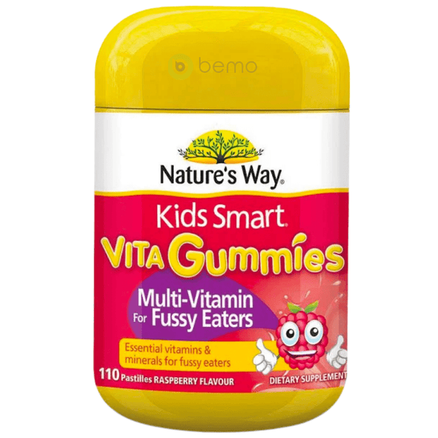 Nature's Way, Kids Smart Vita Gummies Berry Multi-Vitamin for Fussy Eaters, 110 Pastilles (7866461094140)