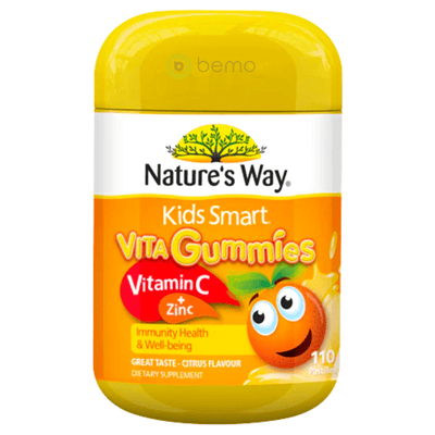 Nature's Way, Kids Smart Vita Gummies Vit C + Zinc, 110s (6023970226340)