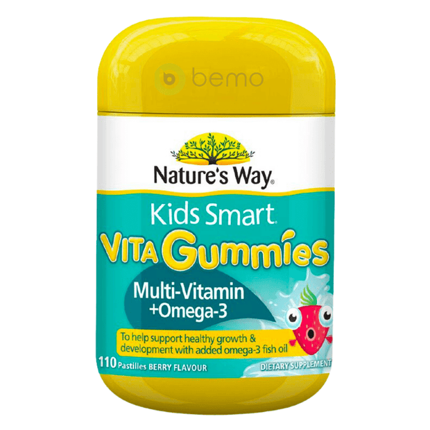 Nature's Way Kids Smart Vita Gummies Omega 3 + Multi 110s (6023970259108)