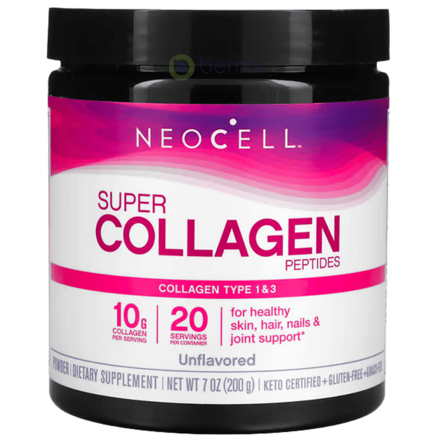 Neocell, Super Collagen Powder Type 1&3 Unflavoured, 200g (7856394797308)