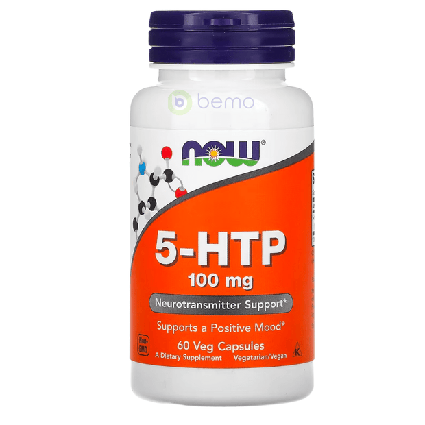 Now Foods, 5-HTP, 100mg, 60 Veg Caps (7873264124156)