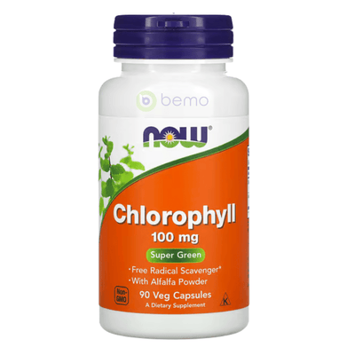 Now Foods, Chlorophyll 100mg, 90 Vcaps (7858767659260)