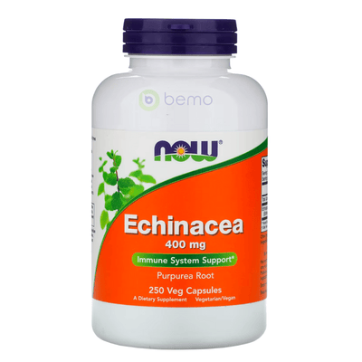 Now Foods, Echinacea, 400mg, 250 Veg Capsules (7873246593276)