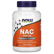 Now Foods, NAC, 1000 mg, 120 Tablets (7431595327740)