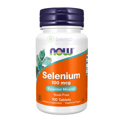 Now Foods, Selenium 100mcg, 100 Tabs (7858768019708)