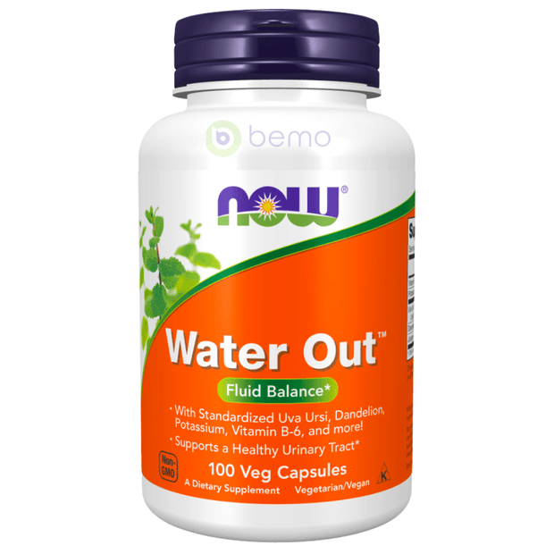 Now Foods, Water Out, Fluid Balance, 100 Veg Caps (8028124348668)