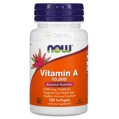 Now Foods, Vitamin A 10,000IU, 100 SGels (8008879177980)