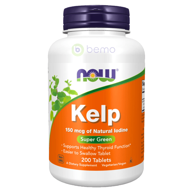 Now Foods, Kelp, 150 mcg, 200 Tablets (4422659342476)