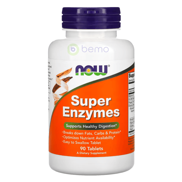 Now Foods, Super Enzymes, 90 Tablets (7937251705084)
