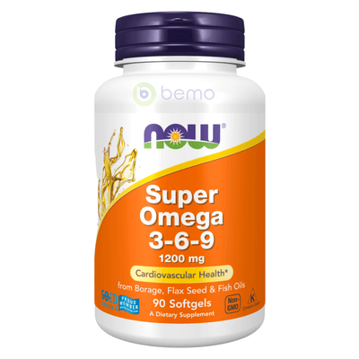 Now Foods, Super Omega 3-6-9, 1200mg, 90 Softgels (7896932483324)