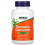 Now Foods, Turmeric Curcumin, 60 Veg Capsules (4419938844812)