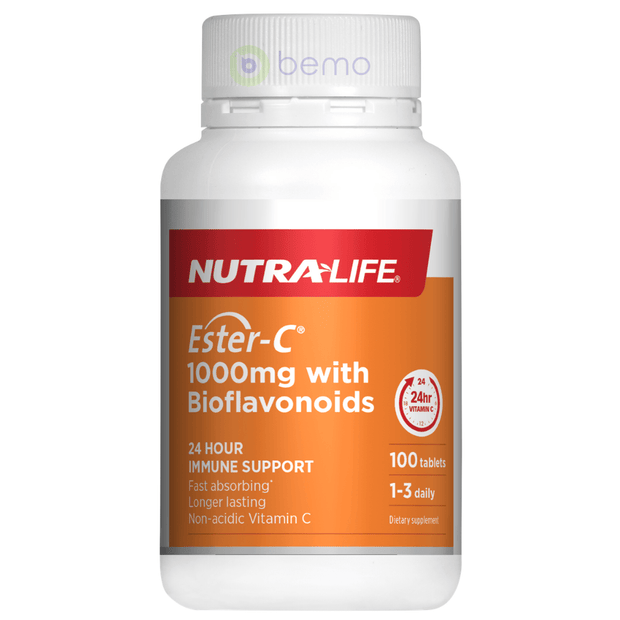 Nutra-Life, Ester C 1000mg + Bioflavonoids, 100 tabs (5673210740900)