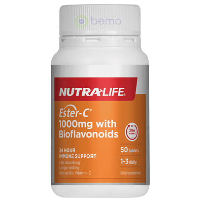 Nutra-Life, Ester C 1000mg + Bioflavonoids, 50 tabs (5673210511524)