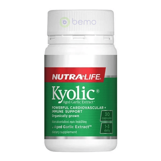 Nutra-Life, Kyolic Aged Garlic Extract, 30 caps (5673209364644)