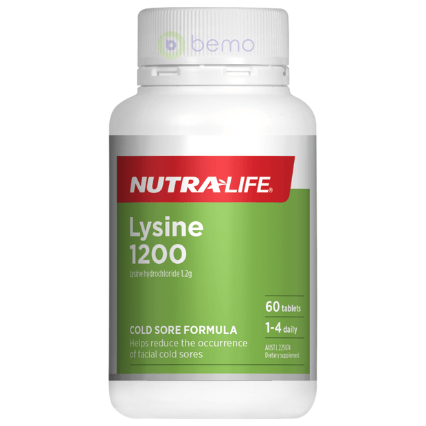 Nutra-Life, Lysine 1200mg, 60 tabs (5673216311460)
