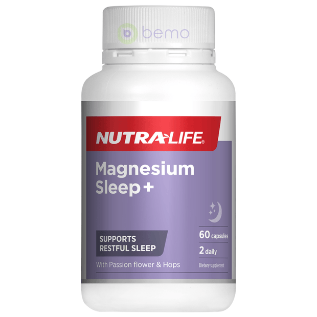 Nutra-Life, Magnesium Sleep+, 60 caps (5673214902436)