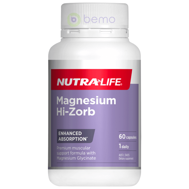 Nutra-Life, Magnesium HI-Zorb, 60 Capsules (8006186926332)