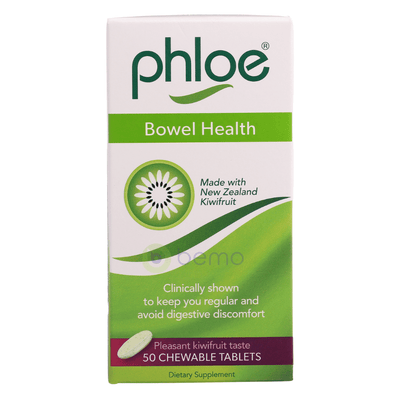 Phloe, Phloe Bowel Health Chewable, Tab 50 (6816637157540)