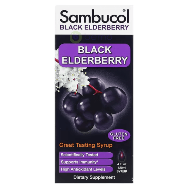 Sambucol, Black Elderberry Syrup, Original Formula, 120 ml (4414567645324)