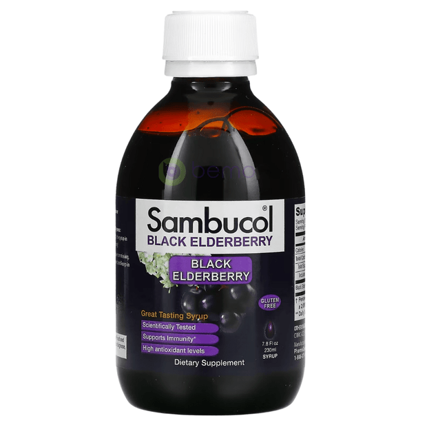 Sambucol, Black Elderberry Syrup, Original Formula, 230 ml (4719581724812)
