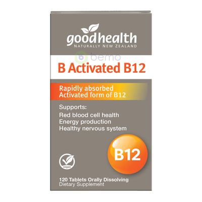 Good Health, B Activated B12, 120 Orally Dissolving Tablets (5508829937828)