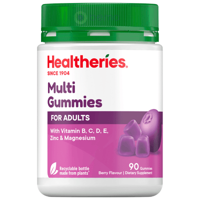 Healtheries, Adult Multi Gummies Berry, 90 Gummies (7760433840380)